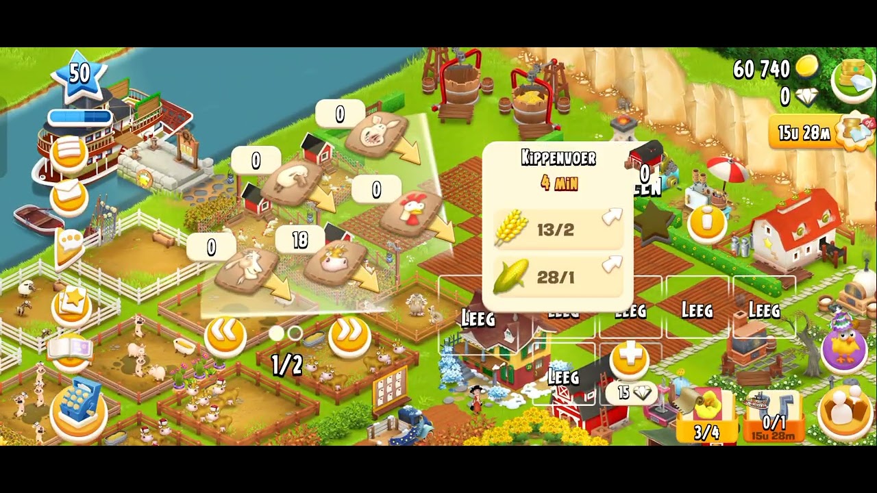 Hayday op de boerderij bestellingen weg brengen en derby doen en het nieuwe event spelen #games 