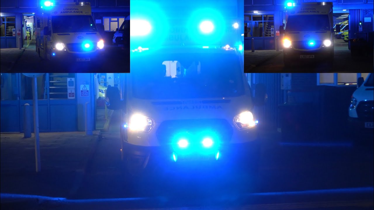 London Ambulance Service, Barnehurst Ambulance Station Shift Change Responses - Night Shift Change