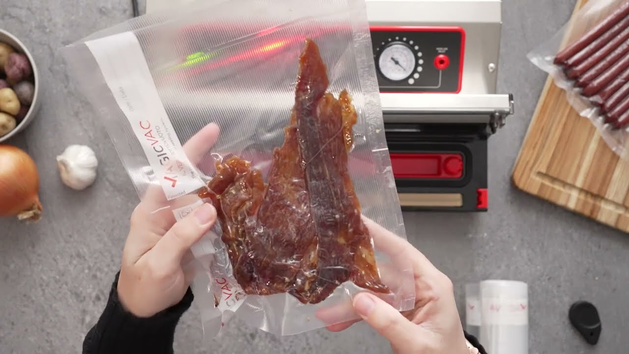 How to Make a Bag From a Roll Using the Magic Vac Jumbo 30 Evo Plus Food Vacuum Sealer