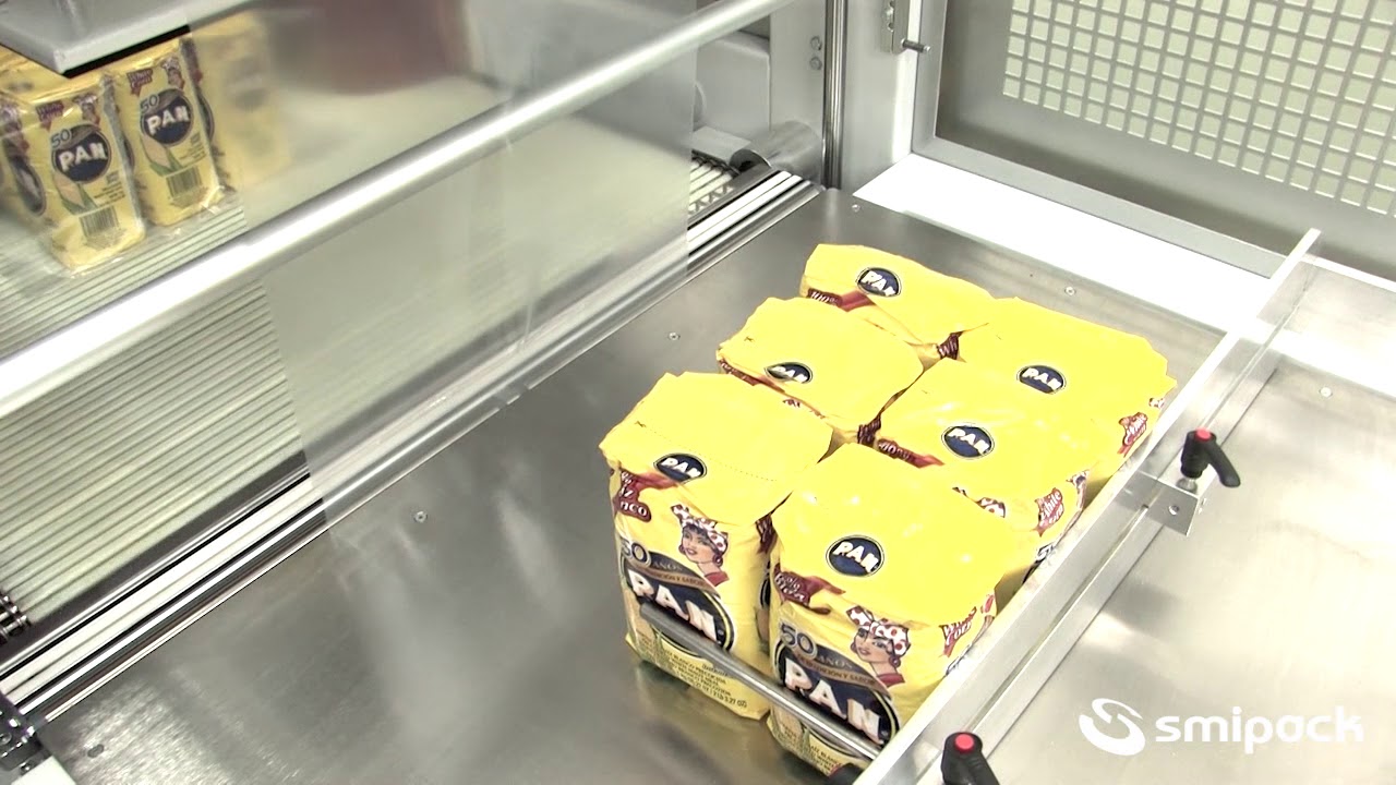 Fardeleuse semi automatique BP800 - Fardelage de paquets de farine