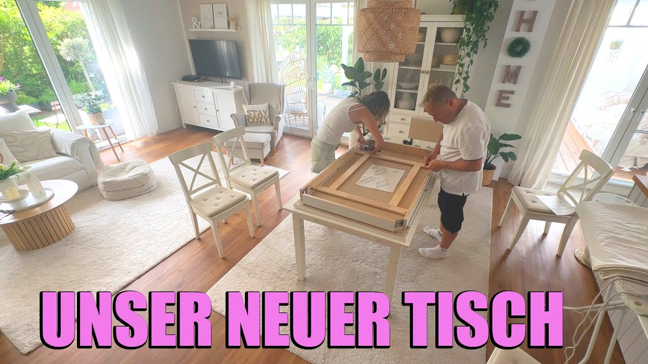 Unser neuer Esstisch zieht ein 😍 MARIELAND