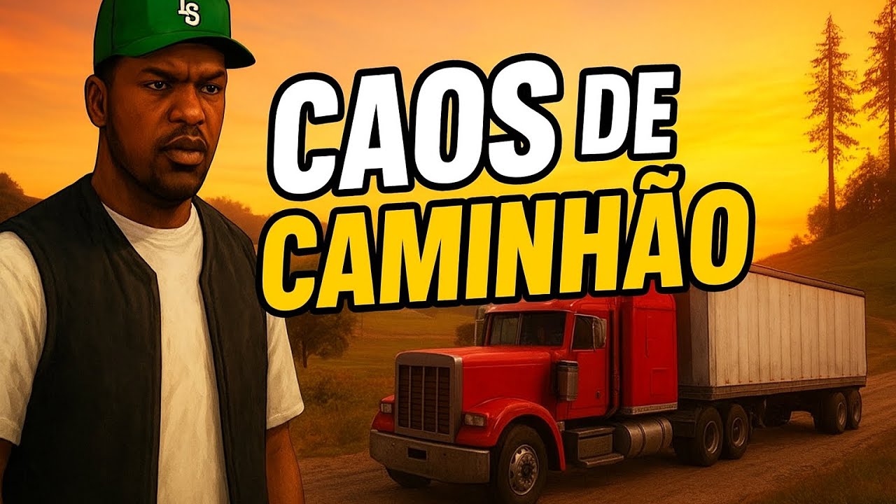 Tranquei a cidade inteira com um caminhão no GTA San Andreas #ConquistaDesbloqueada #MarcoAlcançado 
