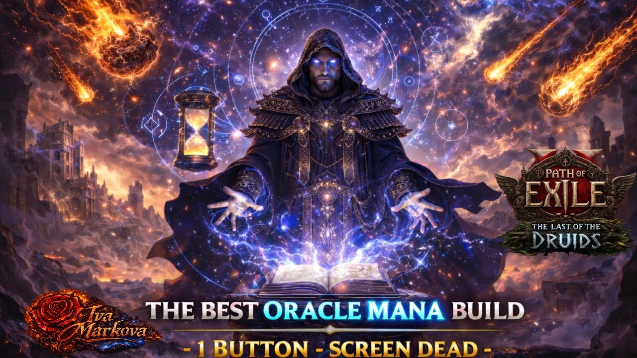 PoE 2 0.4 Oracle Druid - Archmage CoC Comet 1 Button SCREEN Clear | T15 Juiced ABYSS Maps