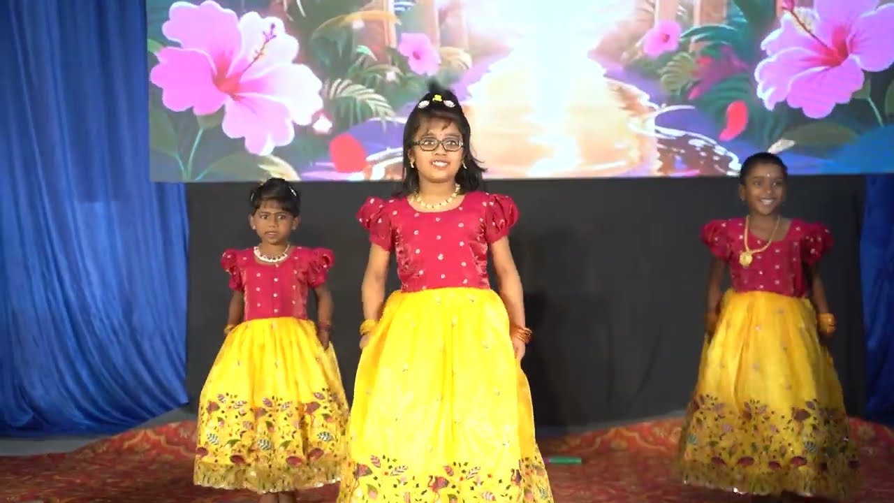 UKG Girls - YelloJinnigiruvaNeeru - Curious Kids Annual Day 2025-26