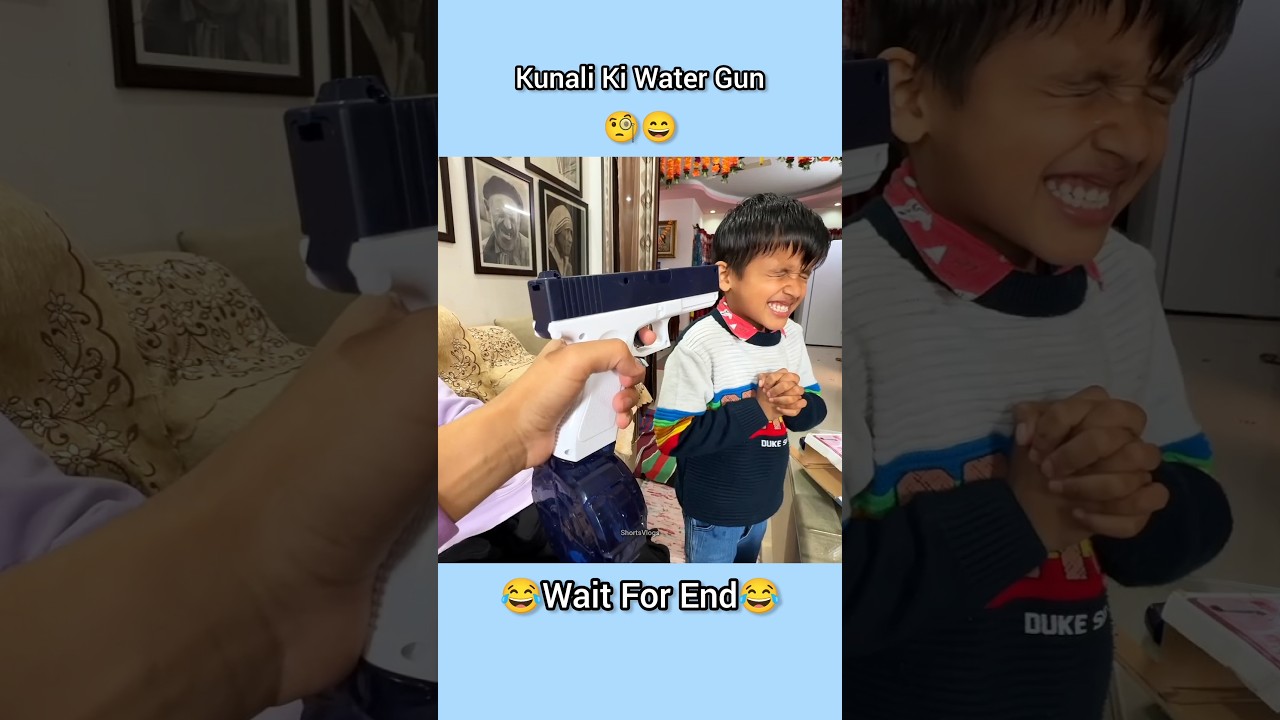 Kunali Ki Water Gun 🧐😄 ||Sourav Joshi Vlogs|| 