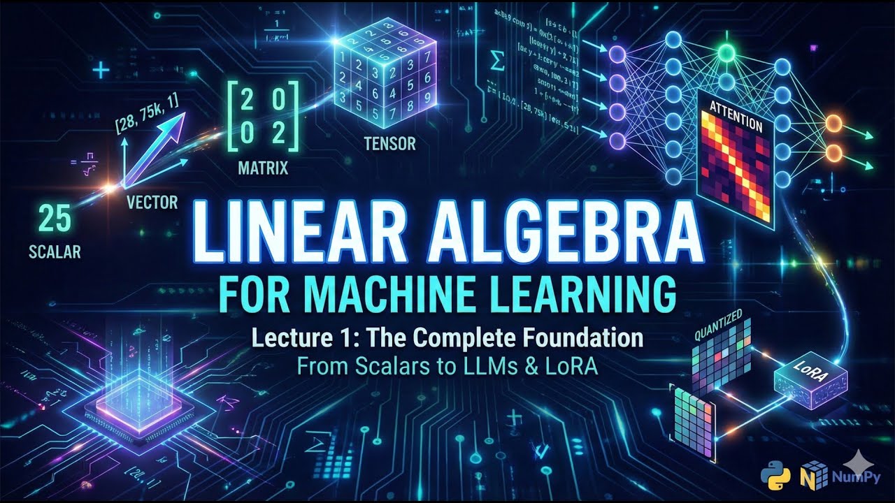 Linear Algebra for ML #001 : Piquing Interest