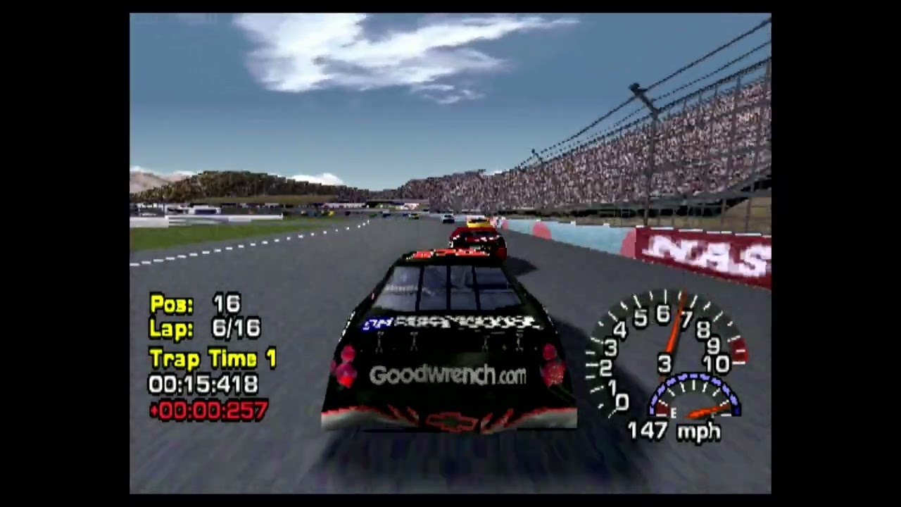 PlayStation Classic Gameplay - NASCAR Thunder 2004