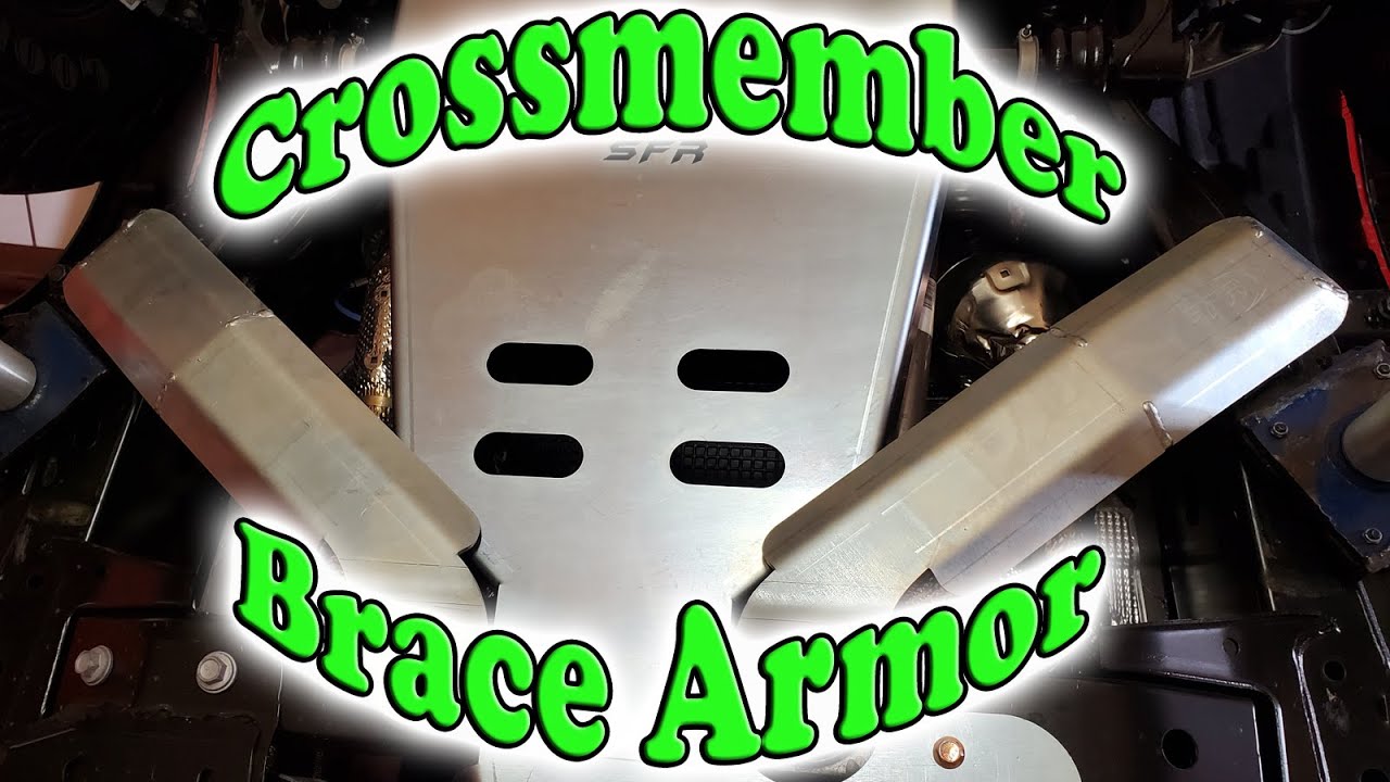SFR Bronco V6 Crossmember Brace Armor Install