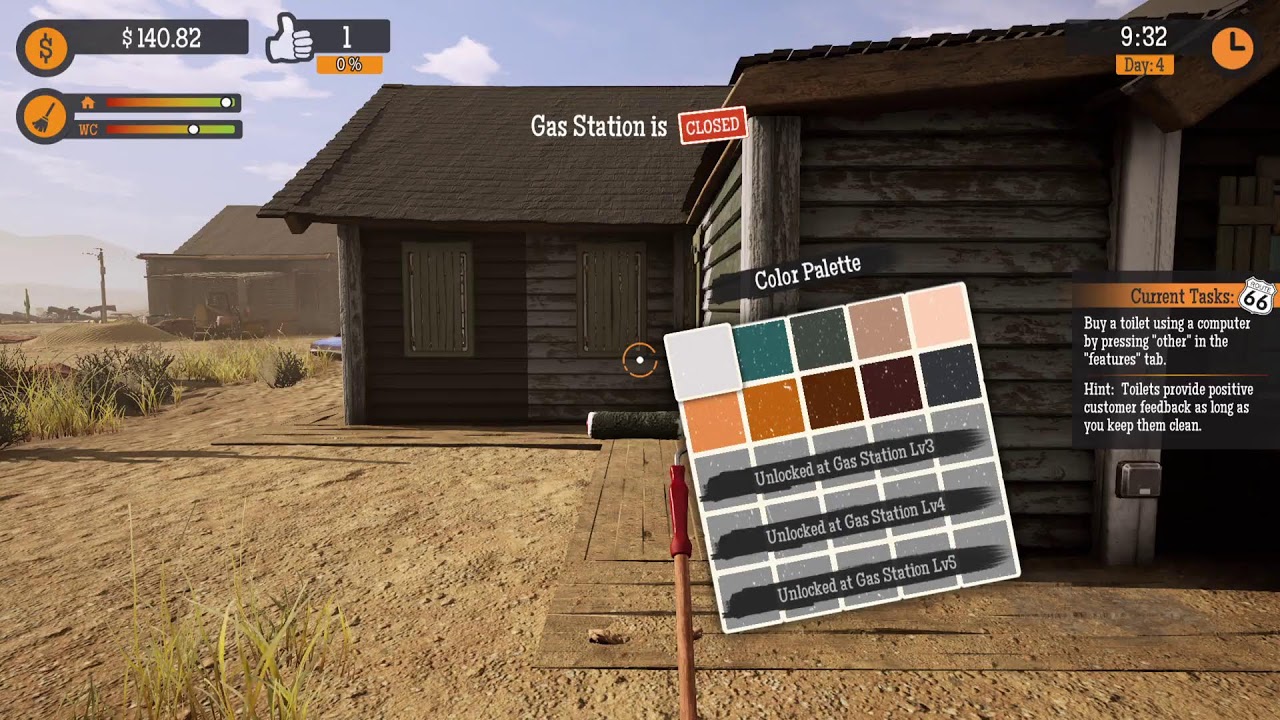 Gas station simulator Ep 2 Prepare the warehouse and make money!