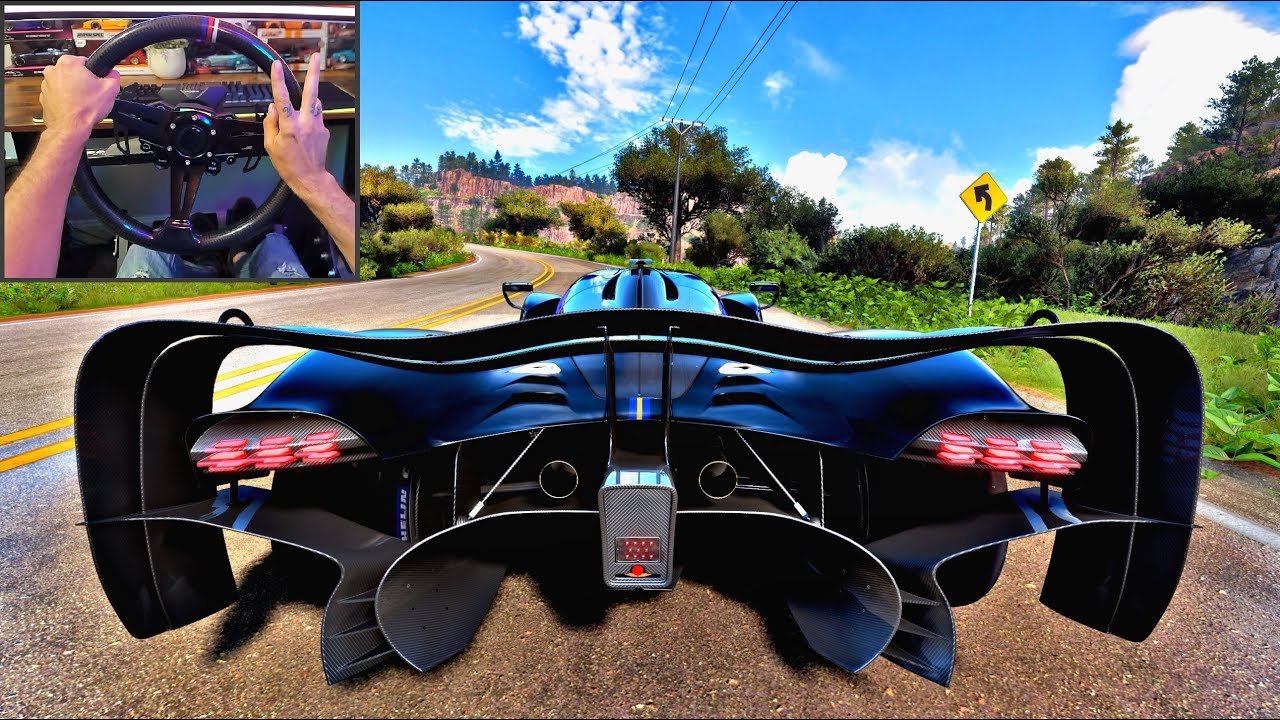 Aston Martin Valkyrie AMR Pro | Forza Horizon 5 | Steering Wheel Gameplay