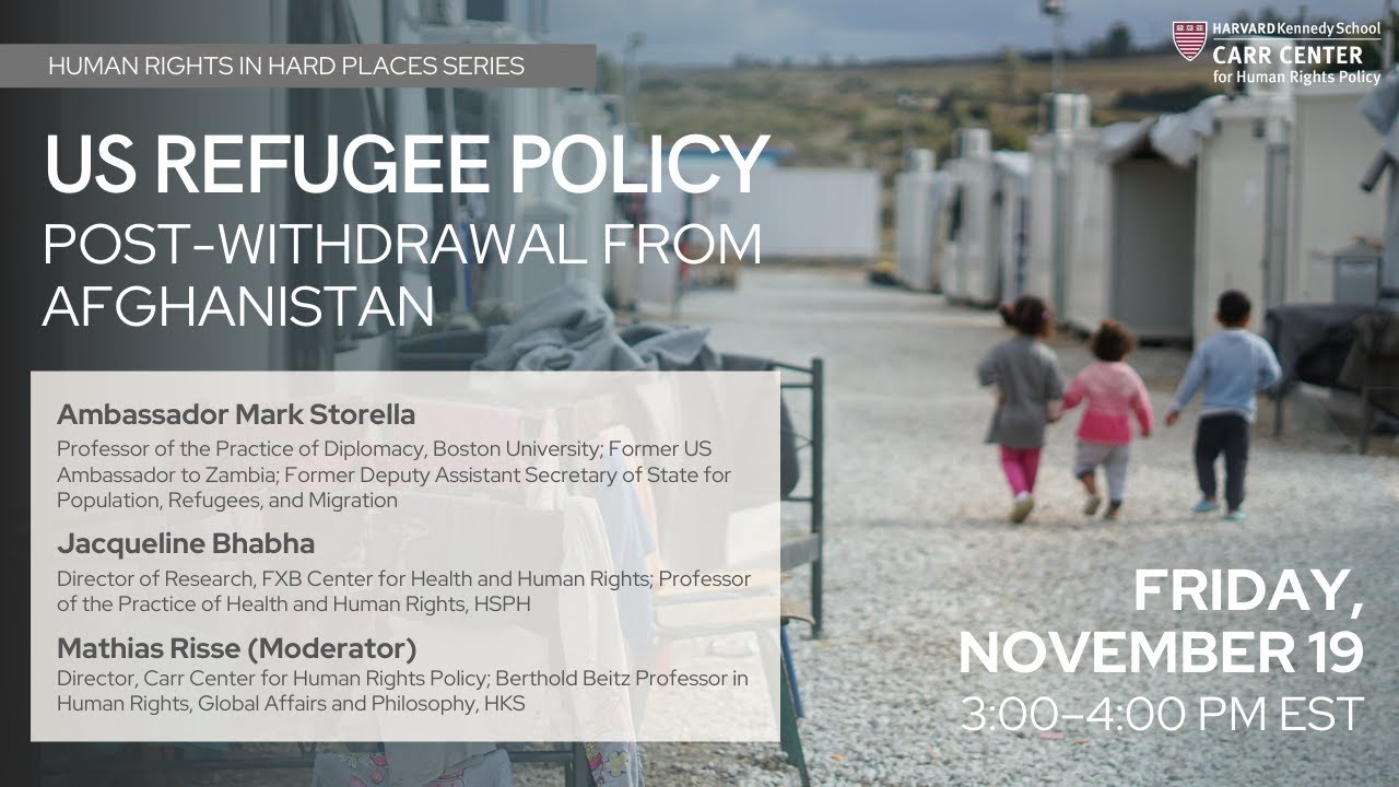 U.S. Refugee Policy Post-Withdrawal from Afghanistan