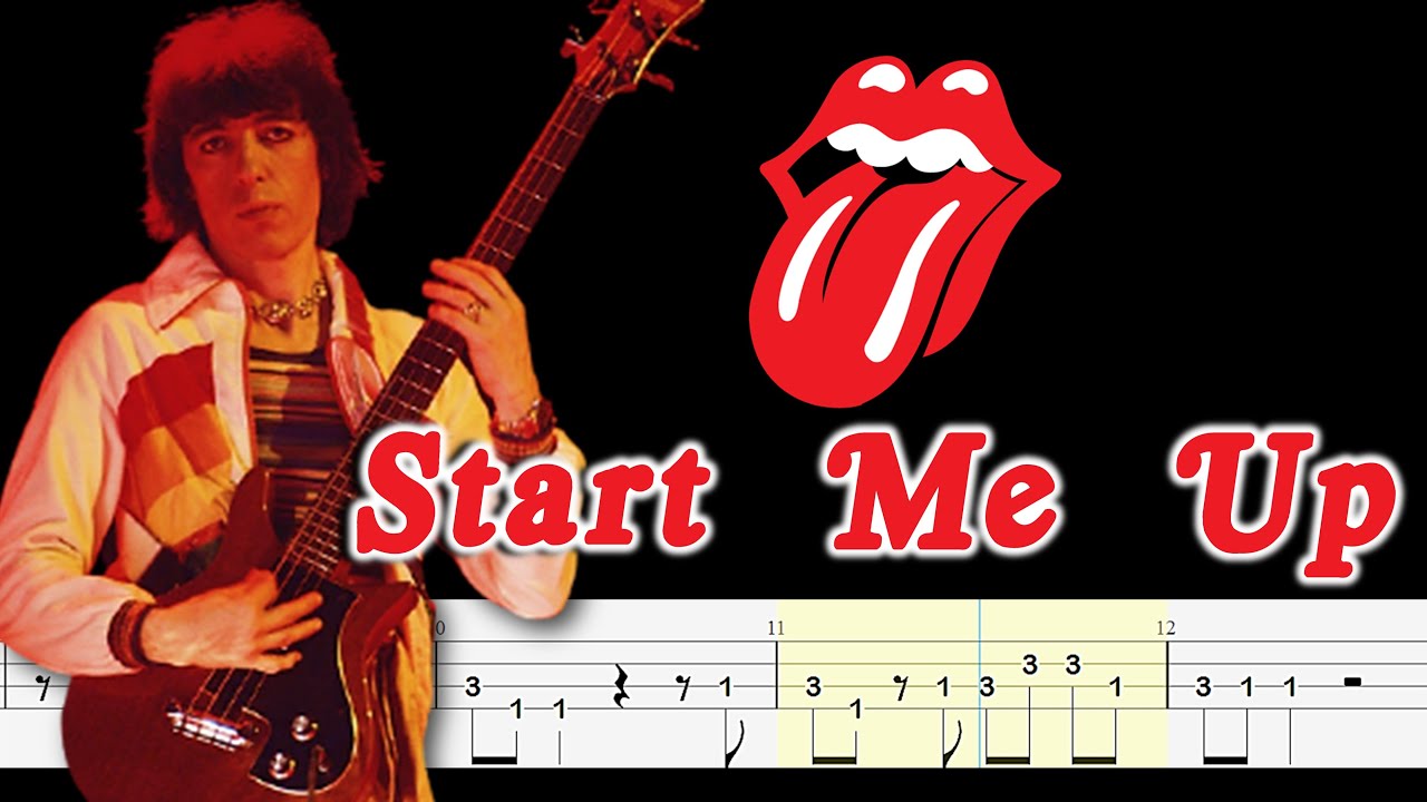 The Rolling Stones - Start Me Up (Official Bass Tabs) By Bill Wyman