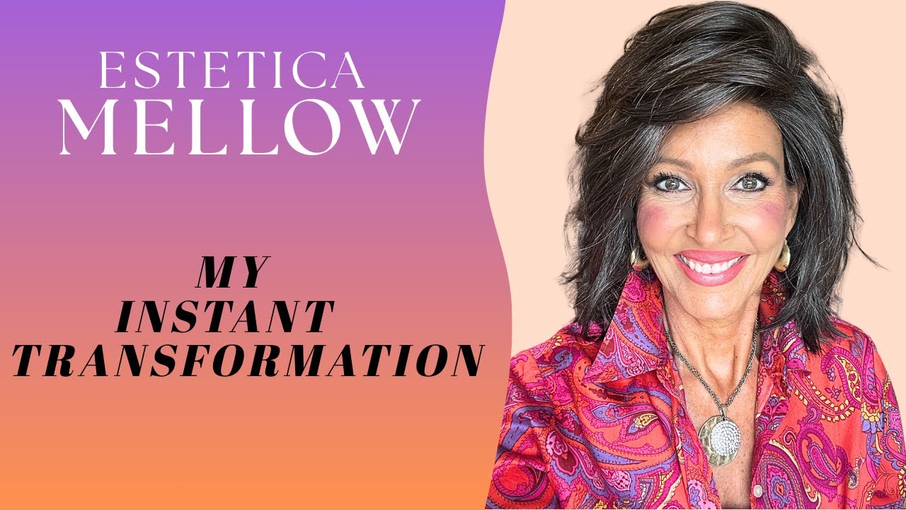 TRANSFORMATION WITH WIGS IS EASY! Estetica Mellow | Chocolate Smoke #wigs #wig #wigreview #alopecia