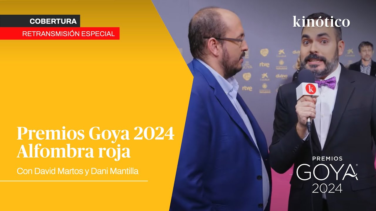 ALFOMBRA ROJA de los GOYA 2024, con DAVID MARTOS y DANI MANTILLA #GOYA2024