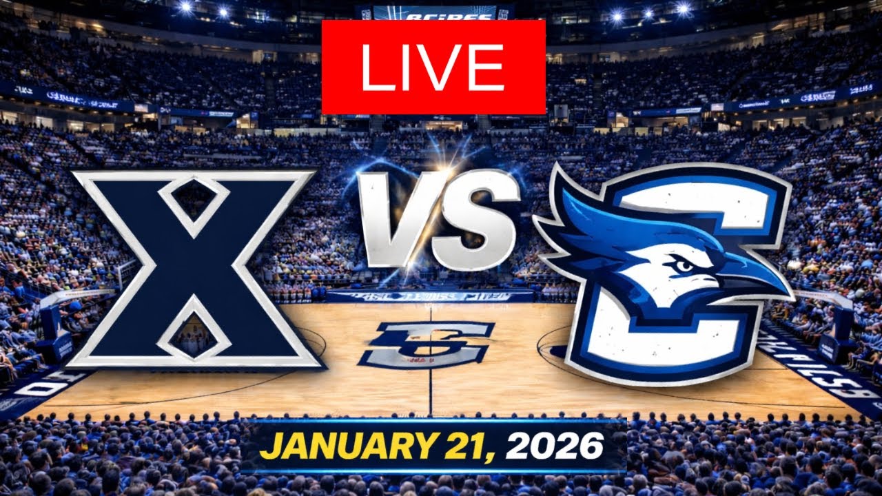 Xavier Musketeers vs Creighton Bluejays | January 21, 2026 | NCAA Men’s College Basketball LIVE