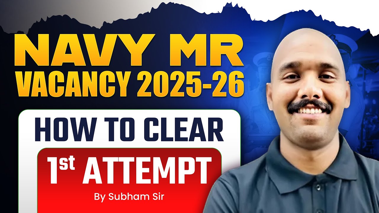 Navy MR New Vacancy 2025 | How to Crack Indian Navy MR Exam in First Attempt| Navy MR Tips and Trick