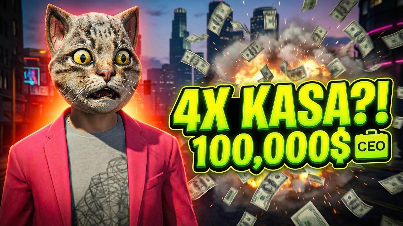 100,000$ w 5 MINUT?! 🤑 4X KASA w GTA Online (Nowy Tydzień)