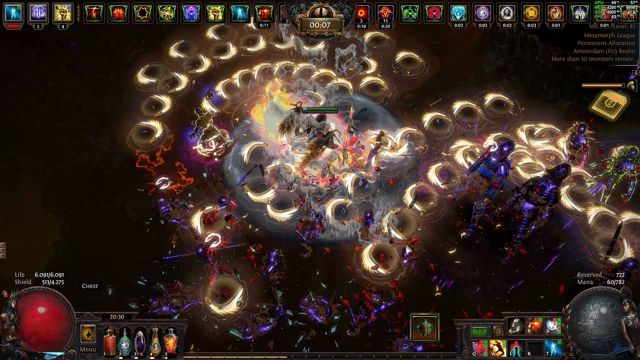 Path of Exile 3.9 Metamorph League: Spectral Throw with The Saviour  - Maze of the Minotaur
