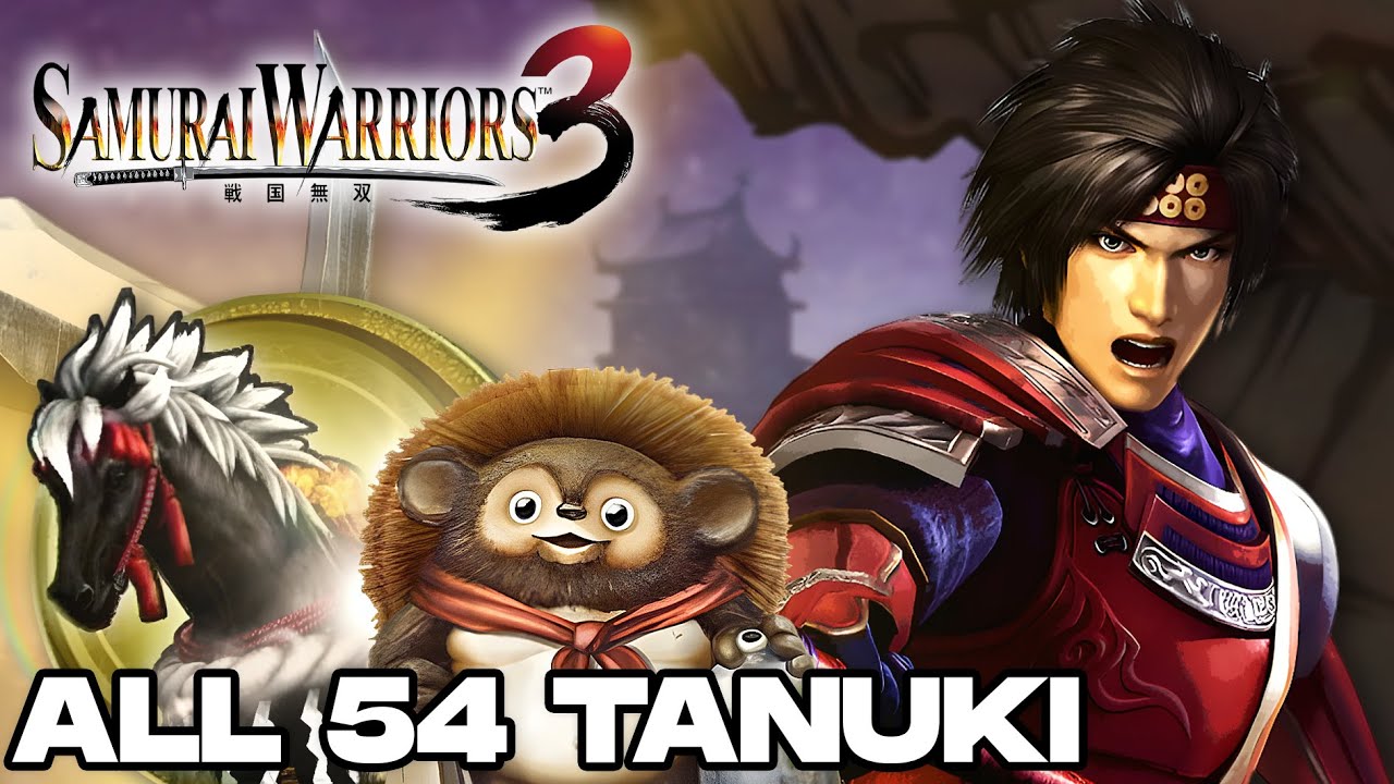 Samurai Warriors 3 | Unlock Matsukaze + Rare Armor | All 54 Tanuki Statue Locations - Normal