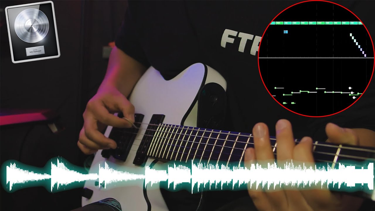 MAKING A LIL PEEP TYPE GUITAR BEAT IN LOGIC PRO X