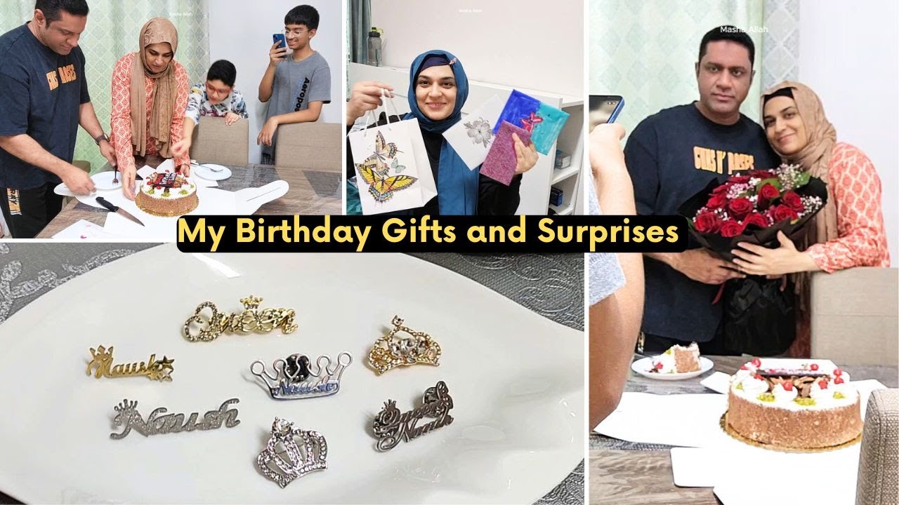 Meri birthday pe family ke cute surprises aur gifts&hellip; bohot emotional ho gae sub✨