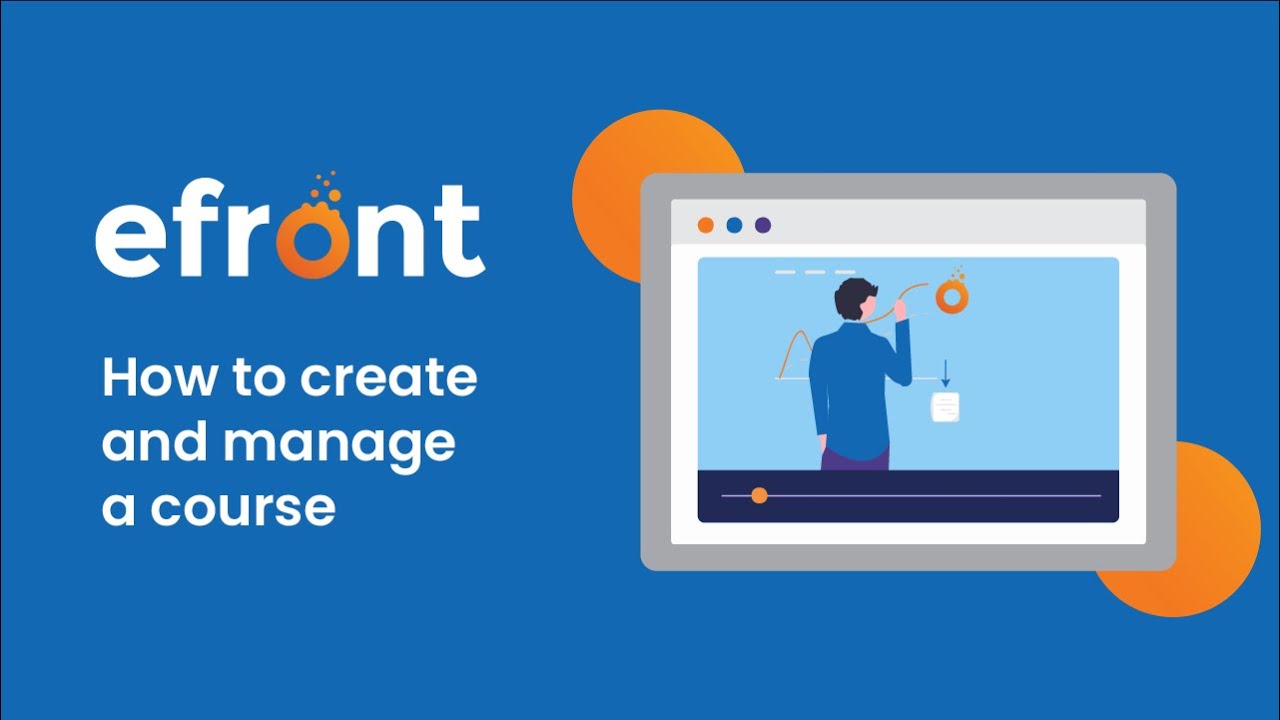 How to create and manage a course in eFront