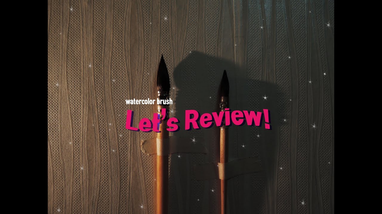 🌸Let's review // 라파엘, 화홍 다람쥐 털 붓 무엇이 더 좋을까?(Petit Gris pur brush review)✨