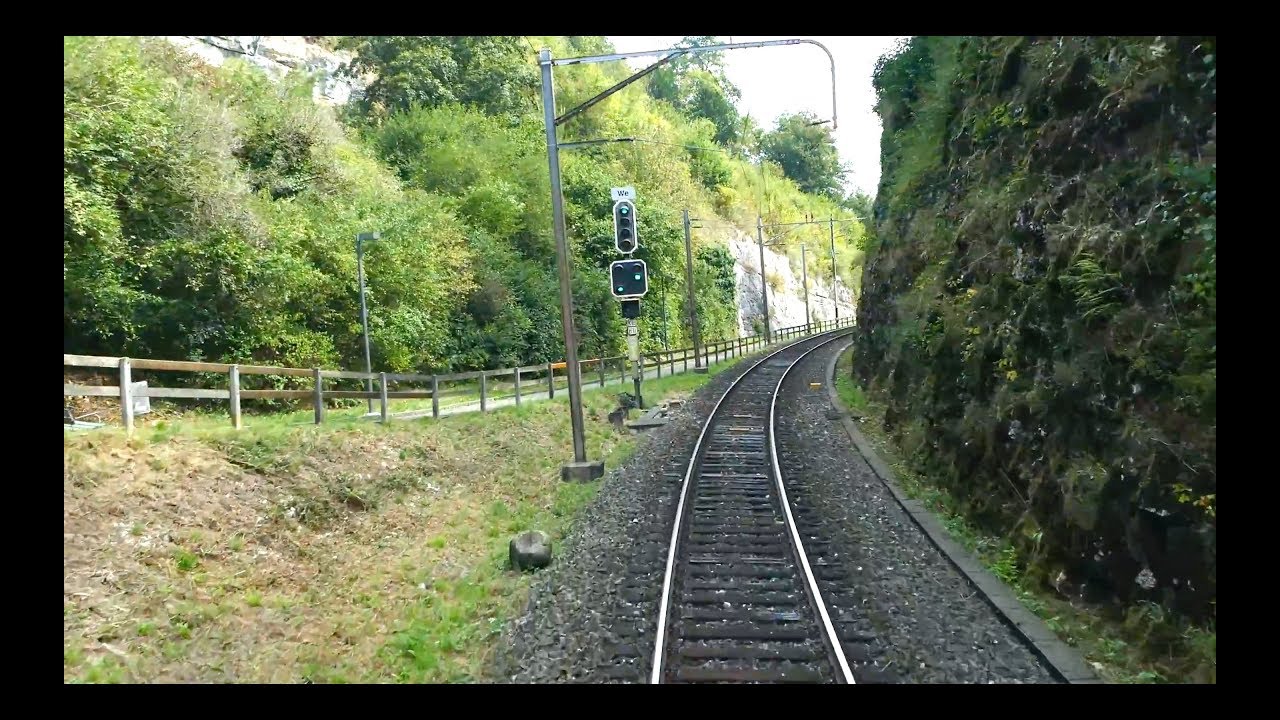★ 4K 🇨🇭Führerstandsmitfahrt Lenzburg - Baden Oberstadt - Zürich HB [2016]