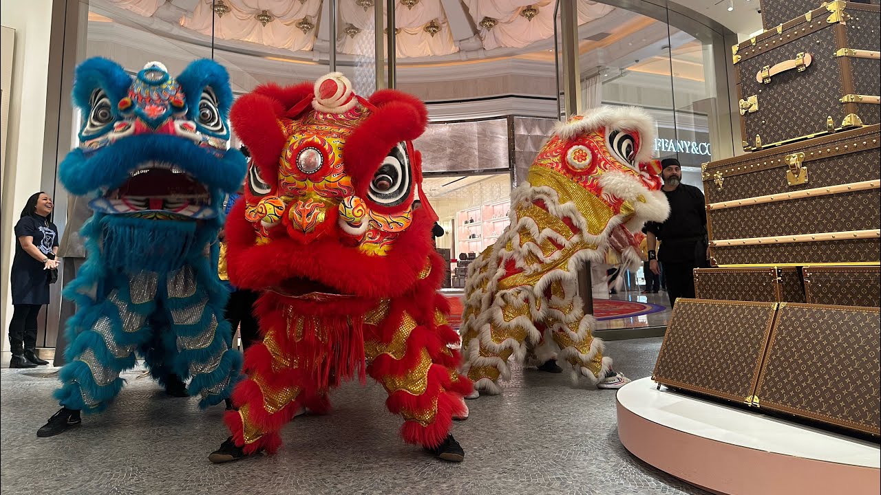 Lions 🦁Dance at Louis Vuitton | Downtown Summerlin 2/8/2024