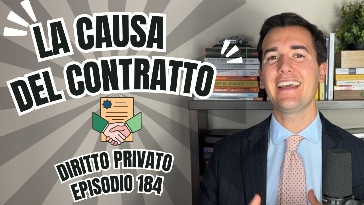 😮✍🏻 CAUSA DEL CONTRATTO- Diritto Privato in 3 minuti