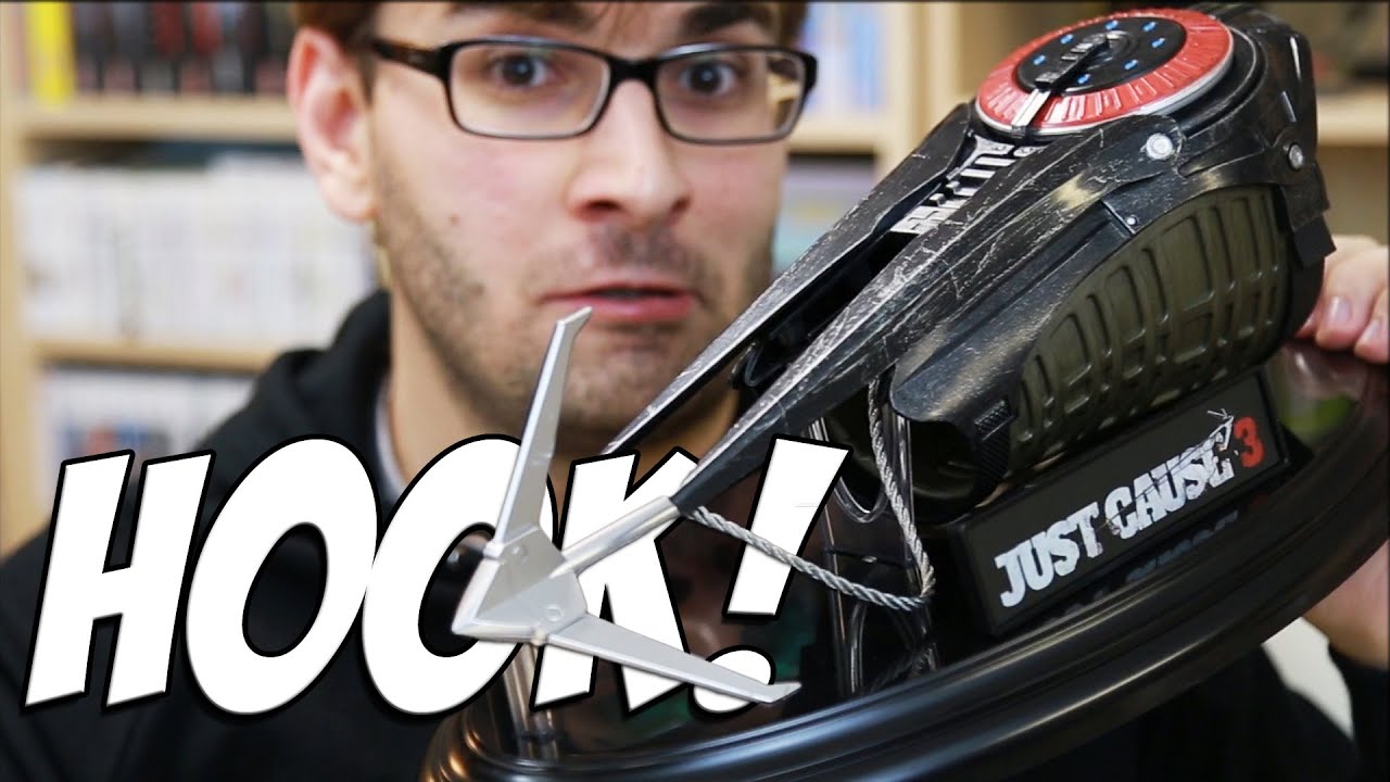 UNBOXING JUST CAUSE 3 - Edição de Colecionador com Grappling Hook!