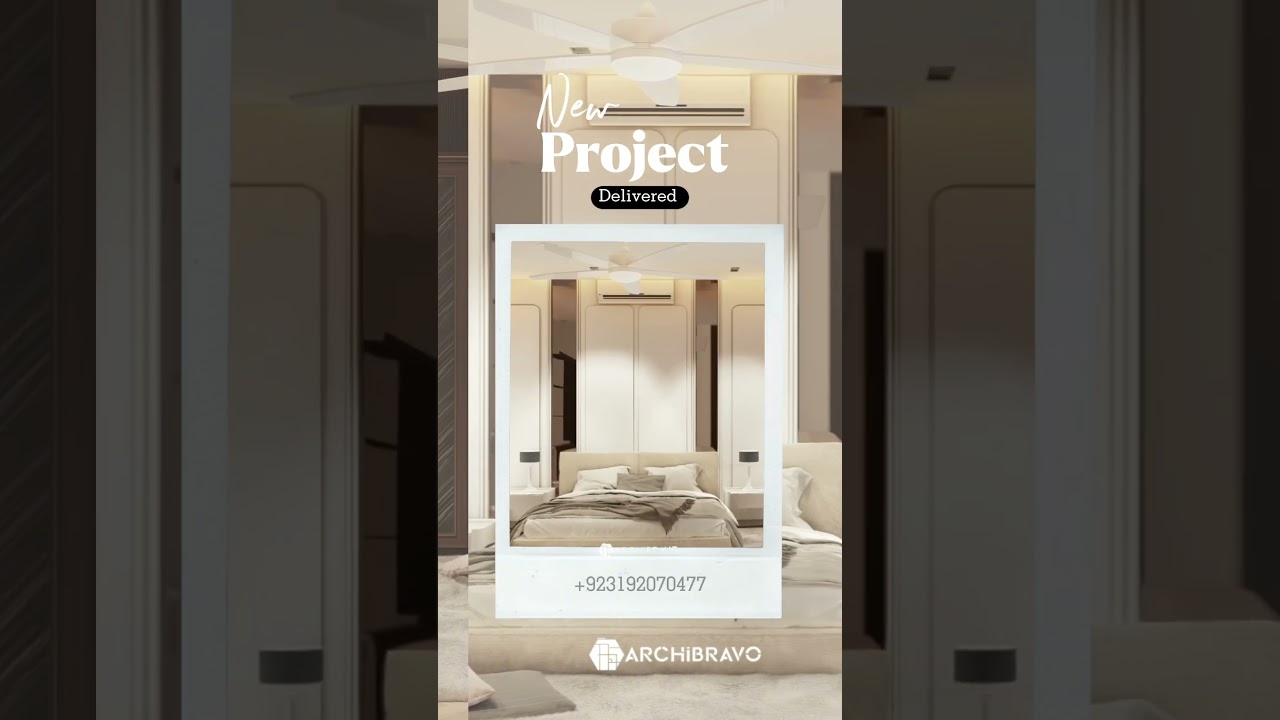 Presenting a stunning bedroom transformation by ArchiBravo! ✨ #archibravo
