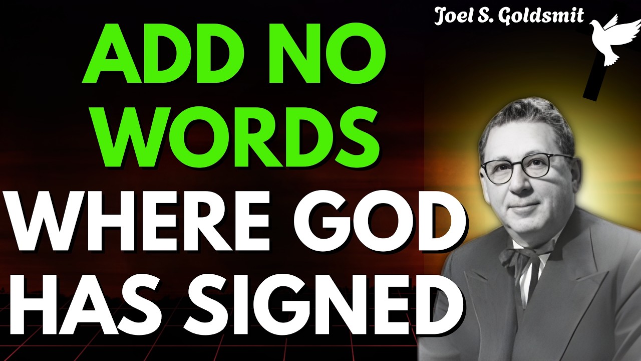 Joel S. Goldsmit: The Prayer Secret That Changes Everything Before Results Appear