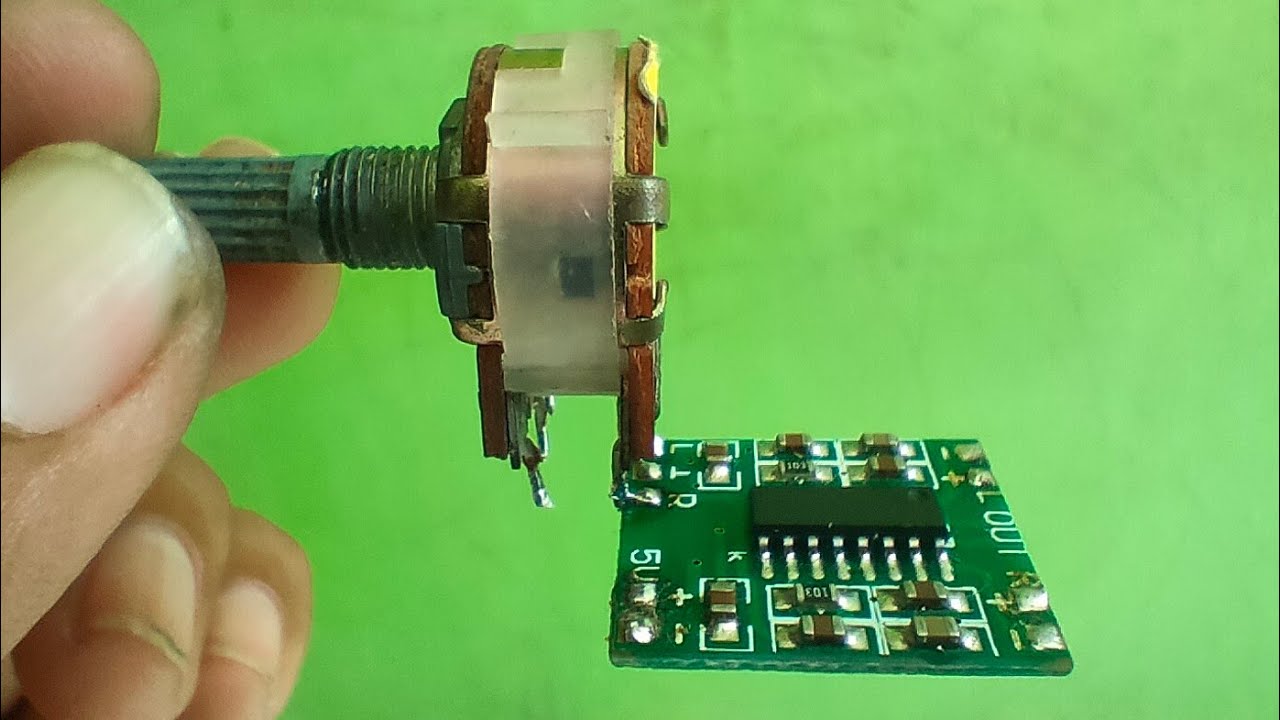 cara pasang volume di power pam