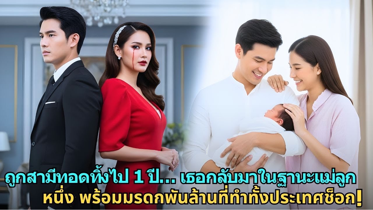 ถูกสามีทอดทิ้งไป 1 ปี… เธอกลับมาในฐานะแม่ลูกหนึ่ง พร้อมมรดกพันล้านที่ทำทั้งประเทศช็อก!