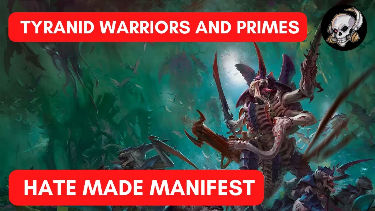 Tyranid Warriors and Primes / hate made manifest.