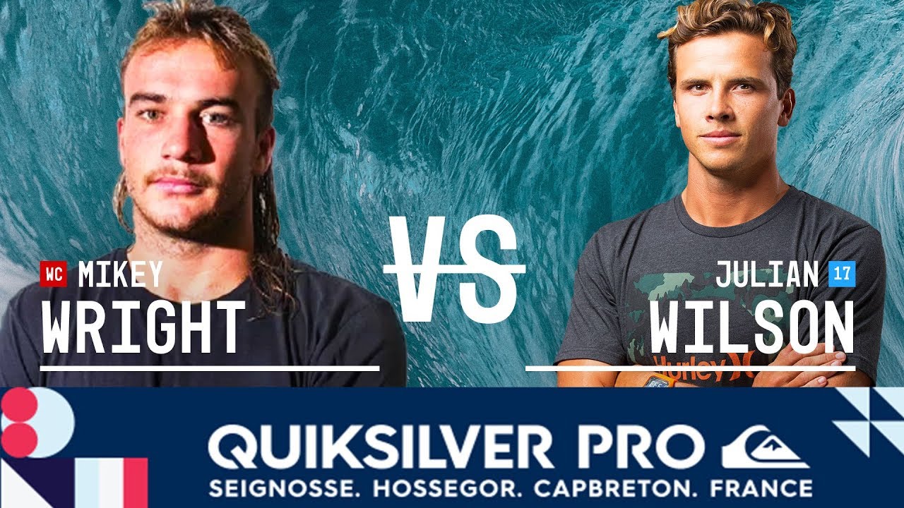 Mikey Wright vs. Julian Wilson - Quarterfinals, Heat 3 - Quiksilver Pro France 2018