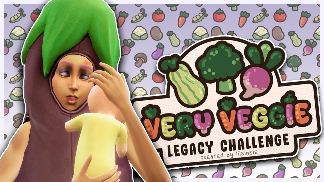 ✨VERY VEGGIE✨LA BERENJENA 🍆 FUE MADRE 🥕  | Los Sims 4 #veryveggielegacy