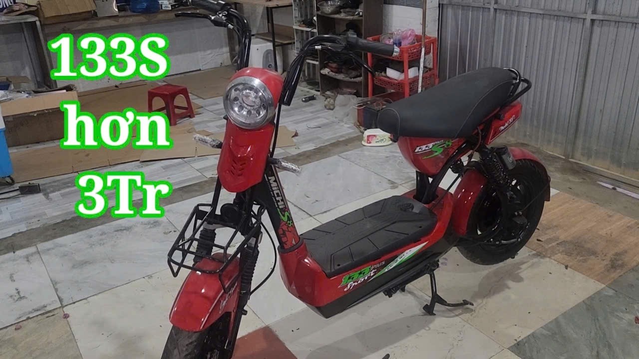 Xe đạp điện 133S chạy  trên 100km lần sạc | xe điện thiên phát