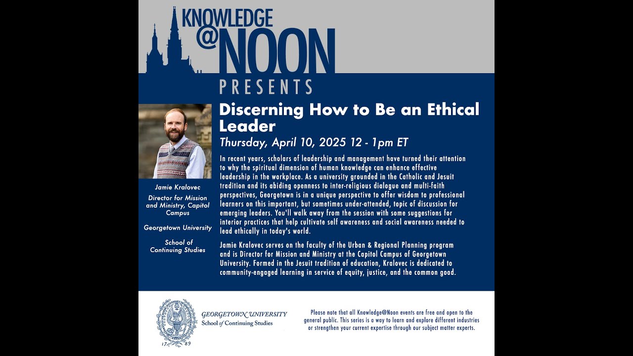 Discerning how to be an ethical leader