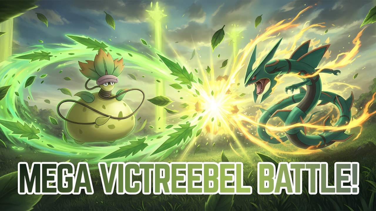 Super Mega Victreebel was TAKEN DOWN by Mega Rayquaza!
