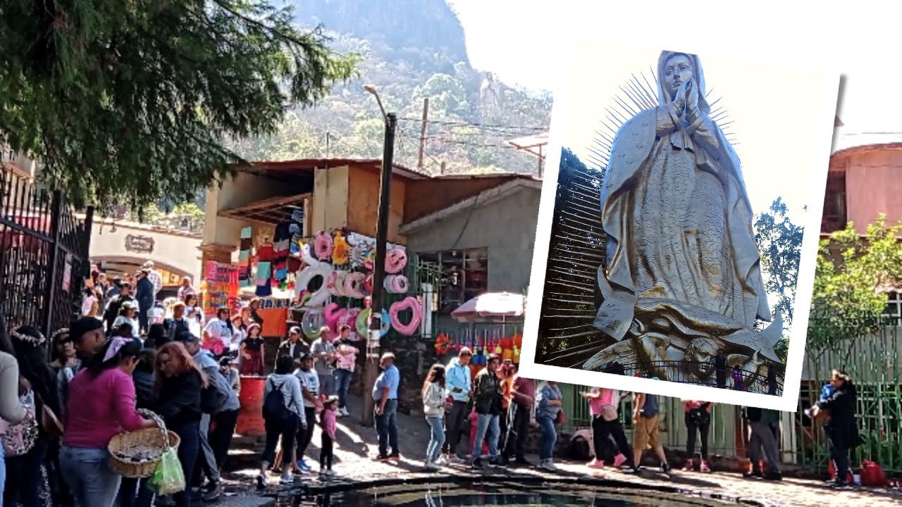 CONOCE EL AHUEHUETE Y LA MONUMENTAL VIRGEN EN CHALMA.!