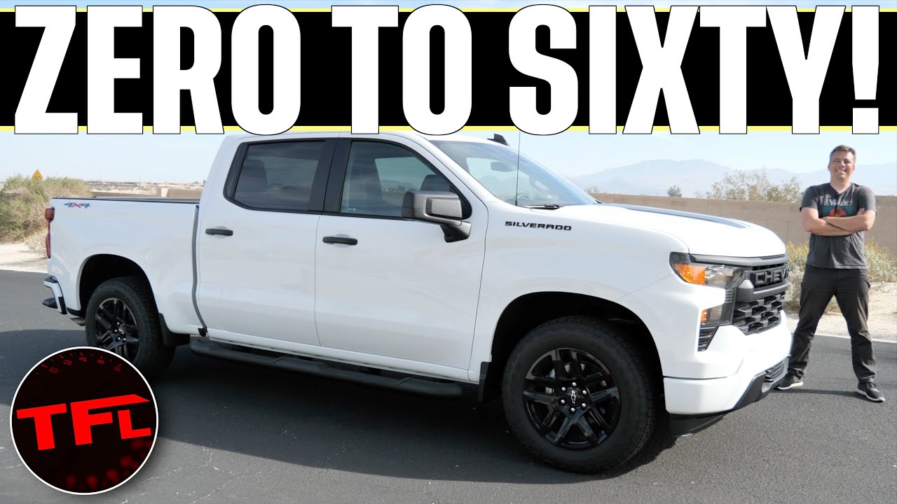 Потрясающе быстрый: посмотрите, как быстро новый Chevy Silverado 2.7 Turbo 4 цилиндра разгоняется...