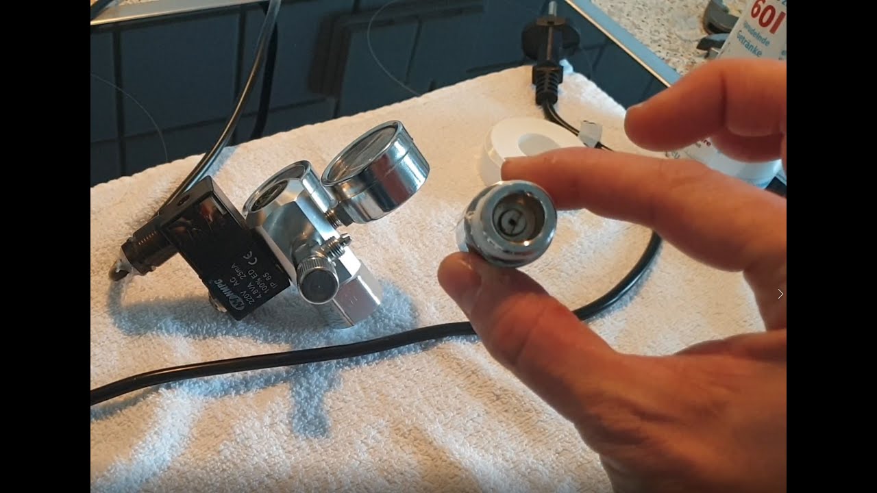 Druckgas CO2 Anlage Aquarium (Sodastream) TEIL 2/3