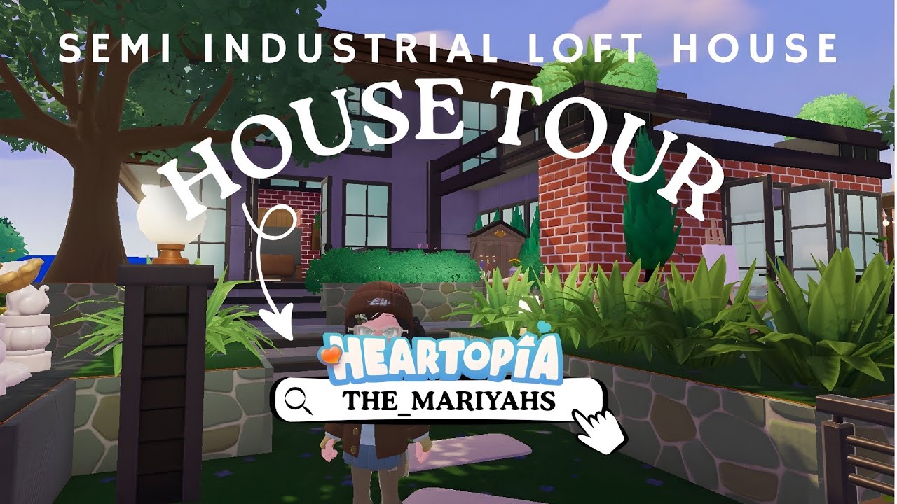 A Cozy Semi-Industrial Loft Home in Heartopia 🤎 | House Tour