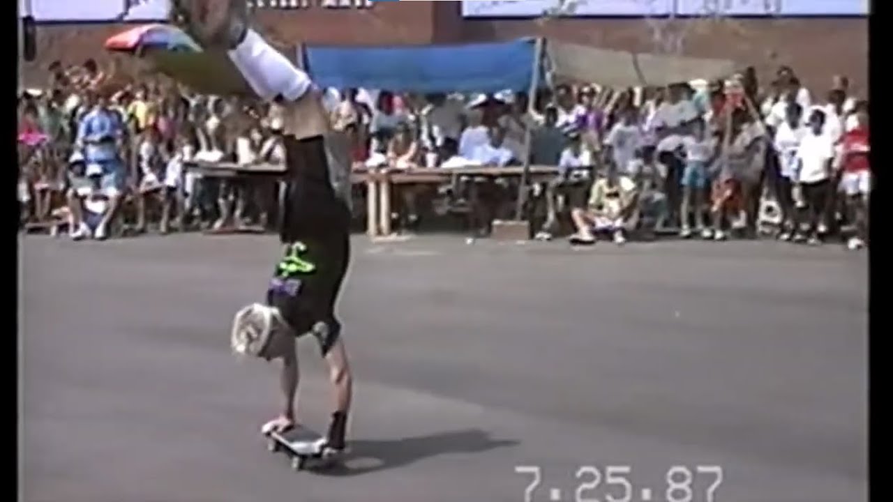 Per Welinder Freestyle Demo - Bones Brigade Tour, July 1987
