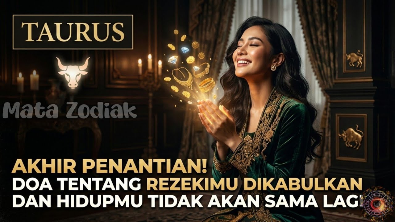 Taurus♉ Akhir Penantian! Doa Tentang Rezekimu Dikabulkan, Hidupmu Berubah Hari Ini - Mata Zodiak