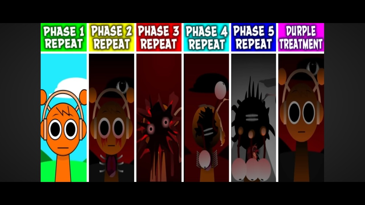 🍿 Sprunki PHASE 1-2 But Everyone Is REPEAT After Hypershifted PHASE 4 phase 5 phase 6