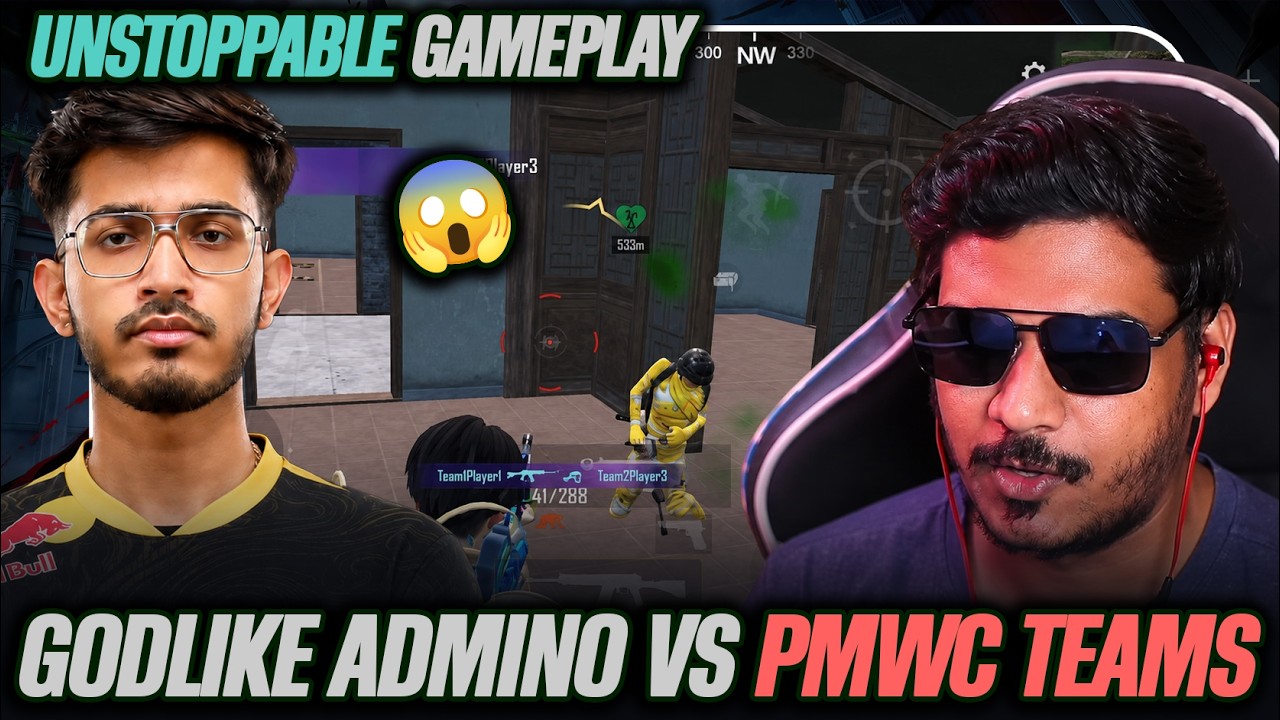 DSG Admino Goes Crazy vs PMWC Teams in EWC Scrims | GodLike Esports
