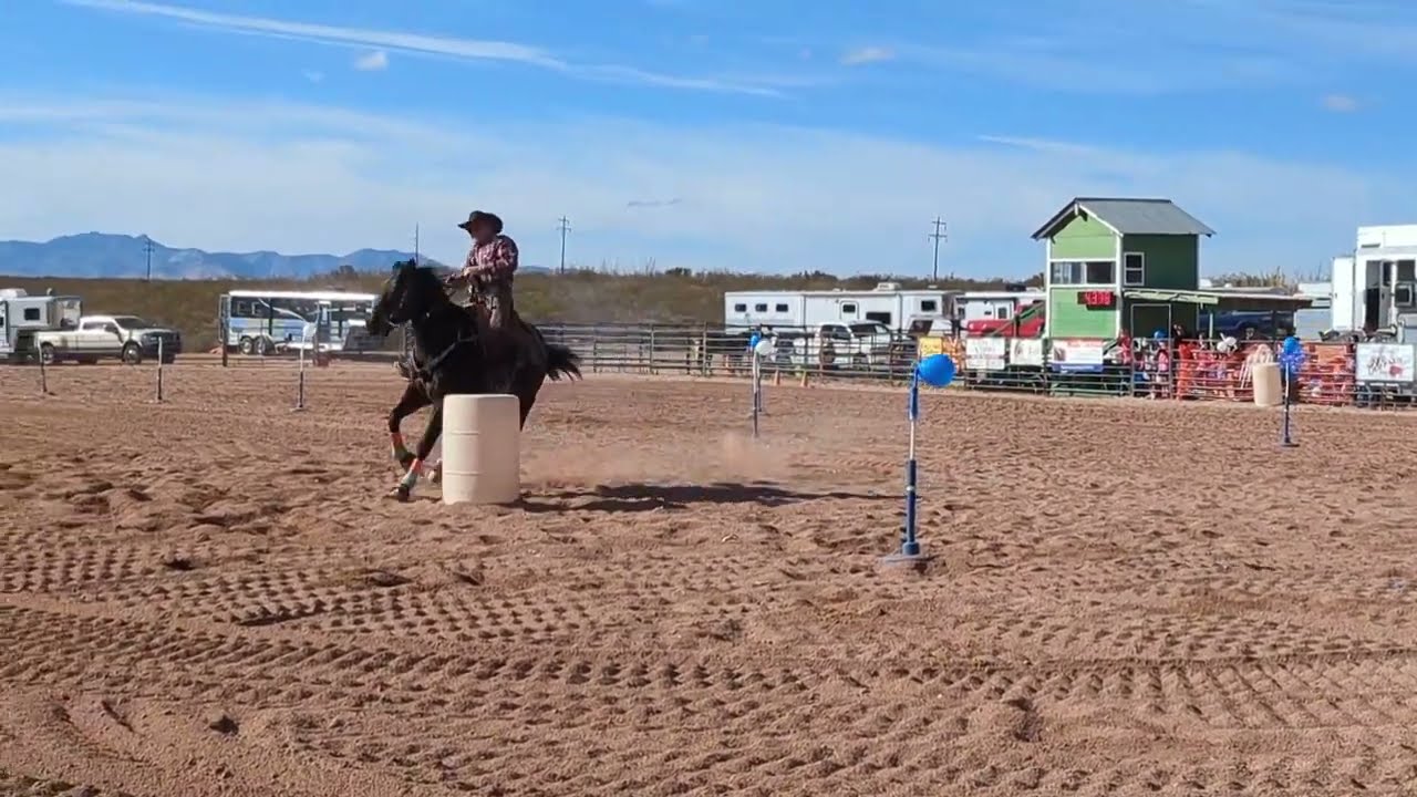 Mounted shooting open shootout in tombstone Arizona